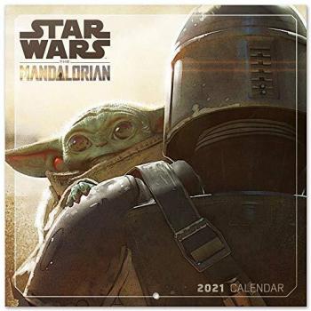 ERIK - Calendario de pared 2021 The Mandalorian Star Wars, 30x30 cm, Producto Oficial,