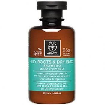 Apivita Oily Roots & Dry Ends Shampoo with Nettle & Propolis