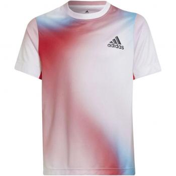Camiseta de tenis para niños adidas Boys Q1 T:128 Multicolor