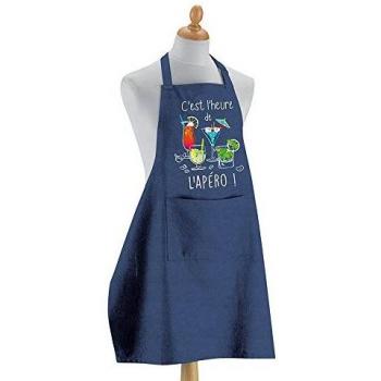 Delantal de cocina L'Apéro Jeans 100% algodón 90 x 72 cm