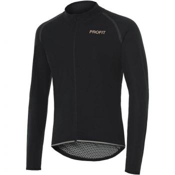 Chaqueta cortavientos Spiuk Profit Cold & Rain Ultralight unisex, color negro, talla S
