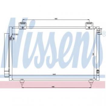 Condensador de Aire Acondicionado Nissens 940199