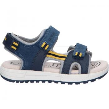 Sandalias Niño Geox J Sandal Alben Boy características: diseño cómodo, suela antideslizante, material transpirable, cierre de velcro ajustable, plantilla acolchada y estilo moderno
