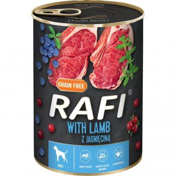 Rafi Adulto 24 x 400 g - Con cordero, arándanos y arándanos rojos