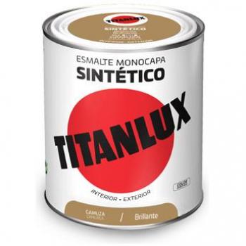 Esmalte Sintético Brillo 0543 Gamuza 750 ml Titanlux