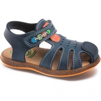 Sandalias Pablosky para Niño en Color Azul Marino con Velcro - Modelo 028420