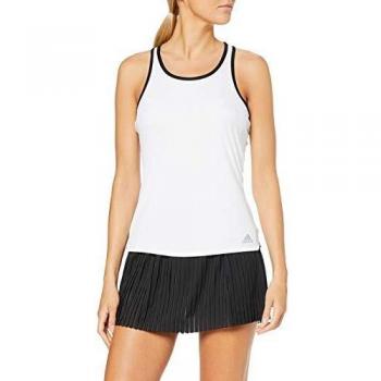 Adidas Club Tank Camiseta de Tirantes, Mujer, Blanco, S