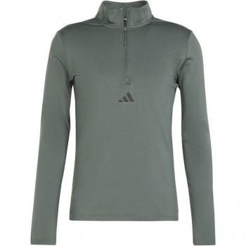 Sudadera de fitness Adidas Essentials Wo Quarter Zip Hombre Gris
