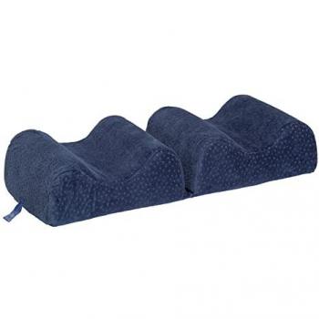 Almohada Viscoelástica Plegable Ergonómica para Piernas y Rodillas con Funda Desenfundable - Firmeza Media