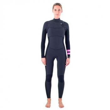Traje de Neopreno Plus 5/3mm para Mujer 2023 - Negro/Grafito - Talla 10