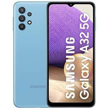Samsung Galaxy A32 5G | Smartphone con Pantalla 6.5 Infinity-V HD+ | 4GB RAM y 64GB de Memoria Interna ampliables | Batería 5.000 mAh y Carga rápida | Color Azul [Versión española]