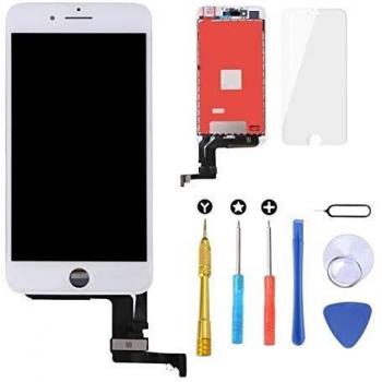 Brinonac Pantalla para iPhone 7 Plus, 5.5 Táctil LCD de Repuesto Ensamblaje de Marco Digitalizador con Herramienta de reparación y Protector de Pantalla