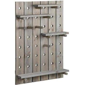 ESSCHERT DESIGN Tablero de Clavijas Gris Decoración Casa Hogar Herramientas