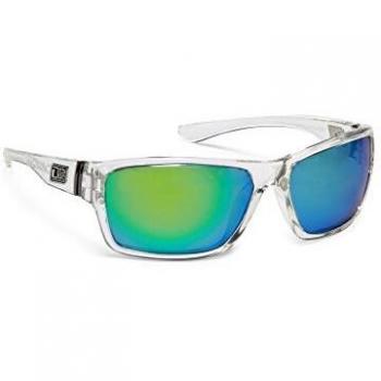 Dirty Dog 53410 Clear Storm Square Sunglasses Polarised Lens Category 3 Lens Mi