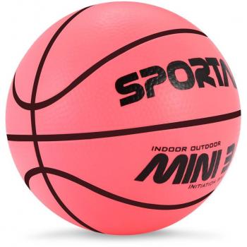 Pelota de baloncesto mini para interior o piscina para niños, blanda, rebota, 12,7 cm de diámetro, rojo