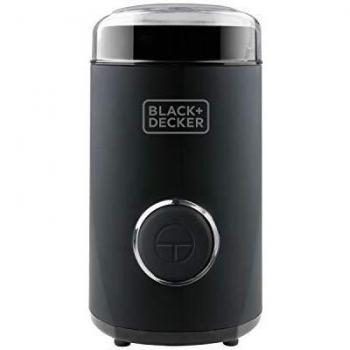 Black+Decker BXCG150E - molinillo eléctrico de café, nueces, especias, semillas. Rápido, 150W, 50 gr, recipiente y cuchillas en acero inoxidable