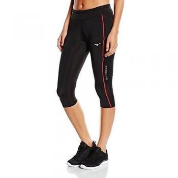 Mizuno para mujer Biogear 3000 3/4 medias, mujer, color Negro - Black/Cayenne, tamaño large