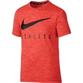 Nike B Nk Dry Ss Hyper Gfx Camiseta de Manga Corta, Niños, Naranja