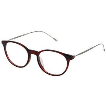 Lozza VL41735006BX Gafas, Shiny Striped Red, 50/19/140 Unisex Adulto