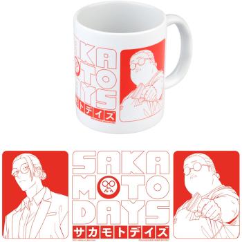 Taza de Cerámica Sakamoto Days 350 ml - Apta para Lavavajillas y Microondas, Ideal como Regalo de Cumpleaños