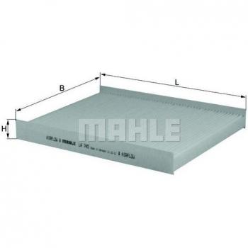 Filtro de habitáculo MAHLE ORIGINAL LA 745, tipo: filtro de aire para el compartimento del pasajero, características: diseñado para filtrar partículas y contaminantes del aire que ingresa al interior del vehículo, compatible con diversas marcas y