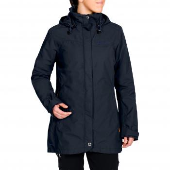 Vaude Idris - Parka para mujer 3 en 1, otoño/invierno, mujer, color Eclipse, tamaño 46 [DE 44]