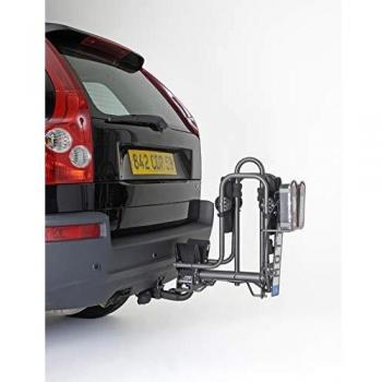 Mottez A019P2 - Plataforma portabicicletas con Enganche Plegable para 2 Bicicletas
