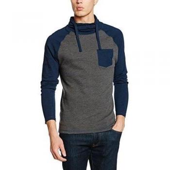 edc by ESPRIT 096CC2K008, Camisa Manga Larga Hombre, Azul