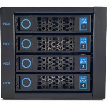 Caja Backplane Fantec WR-C3141-12G para 4x HDD/SSD de 3,5/2,5 SAS/SATA (12G/6G)