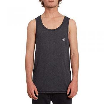 Volcom Circle Blanks HTH TT Camiseta De Tirantes, Hombre, Heather Black, L