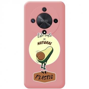 Funda Silicona Líquida Rosa con Diseño de Culo Natural para Huawei Honor Magic 6 Lite 5G