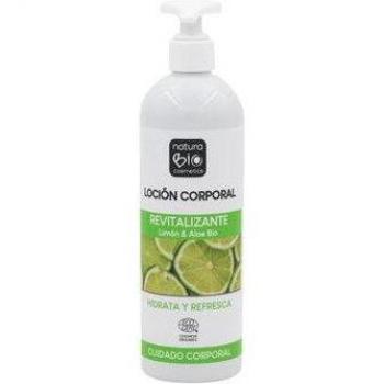 Loción Corporal Revitalizante Limón y Aloe Vera Bio Naturabio Cosmetics 500ml