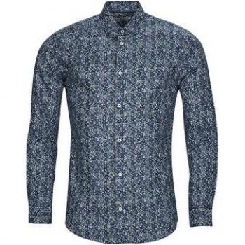 Camisa de hombre Jack & Jones Sandic de manga larga con estampado floral multicolor