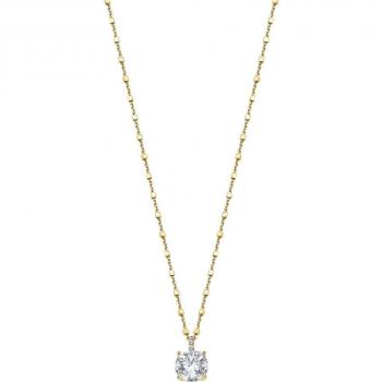 Collar Lotus Silver Charming Lady LP2005-1/5 de Plata con Circonita para Mujer
