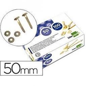 Liderpapel FS08 - Pack de 100 encuadernadores, 50 mm