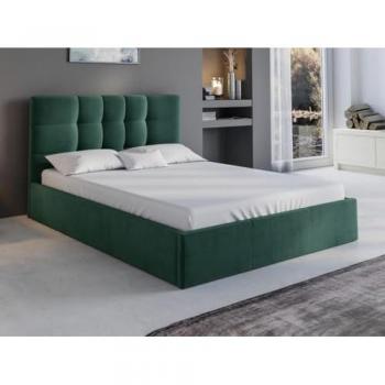 Canapé abatible 140 x 190 cm - Tela Verde Pino - ELIAVA de Pascal Morabito