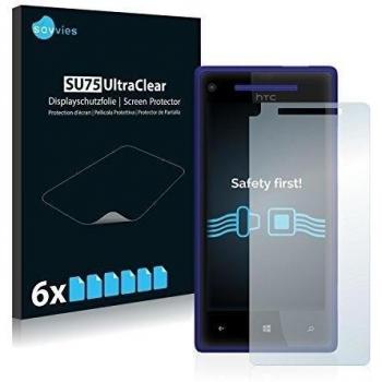 savvies Protector Pantalla Compatible con HTC Windows Phone 8X