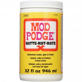 Mod Podge Matte-Sellador Mate Transparente 1 L, Multicolor, 6.1x3.4x12.75 inches