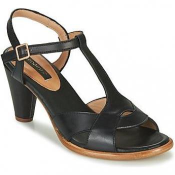 Neosens Sandalias de piel S968 Montua negro para mujer
