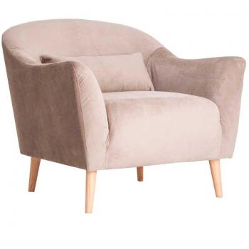 Sillón Corse de Poliéster en color Beige 93x85x82cm