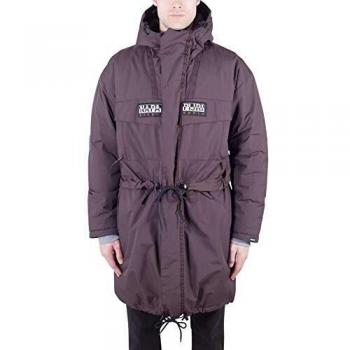 NAPAPIJRI TRIBE - Men's brown Skidoo Creator open parka - Size XS