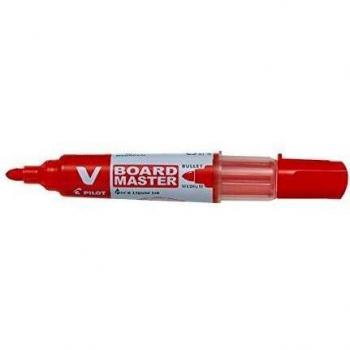 Pilot - V-Board Master- Rotulador de pizarra - Marcador Rojo - Begreen - Punta Conica Media -