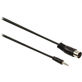 Valueline VLAP20100B20 2m 5-pin DIN 2.5mm Negro cable de audio - Cables de audio