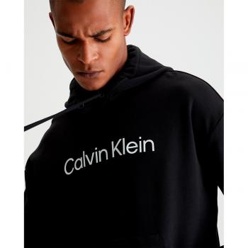 Sudadera Calvin Klein para hombre con capucha y logo negro