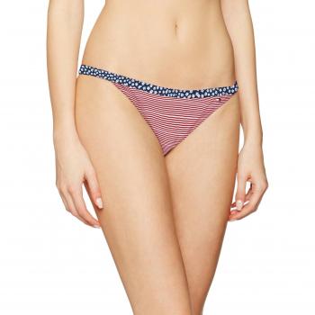 Tommy Hilfiger Haidee PRT LOW Brief, Braguita de Bikini para Mujer, Rojo