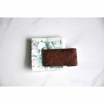 Marie Claire Design - Pinza para billetes  unisex marrón barn 6,5 cm, aufgeklappt ca 13 cm, Höhe ca 3 cm