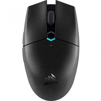 Corsair KATAR PRO WIRELESS Ratón para Juegos, Sensor Óptico 10.000 PPP, Forma Simétrica, Inferior a 1 ms Tecnología Wireless, Hasta 135 Horas de Duración de Batería, Seis Botones Programables, Negro