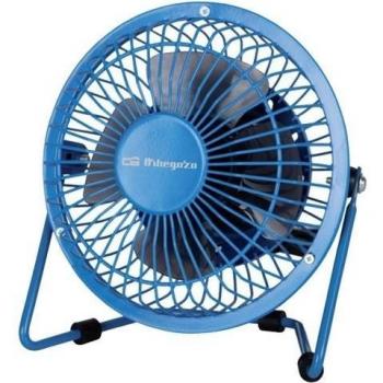 Orbegozo PW 1020 - Mini ventilador USB de sobremesa, silencioso, 8 W, azul