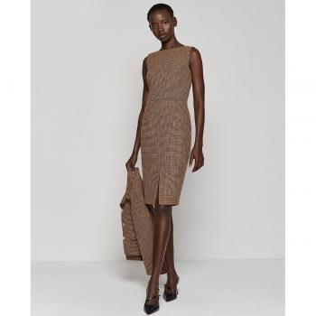 Roberto Verino - Vestido sin mangas recto de tweed