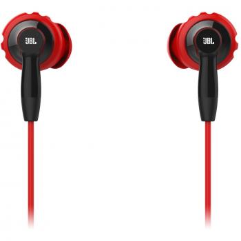 JBL Inspire 300 Dentro de oído Binaurale Alámbrico Negro, Rojo - Auriculares